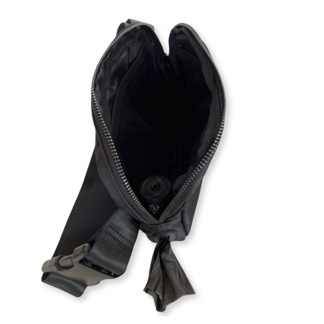 Black Sling Belt Bag