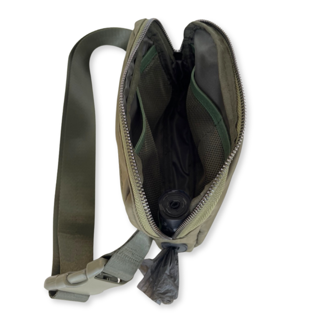 Olive Sling Belt Bag