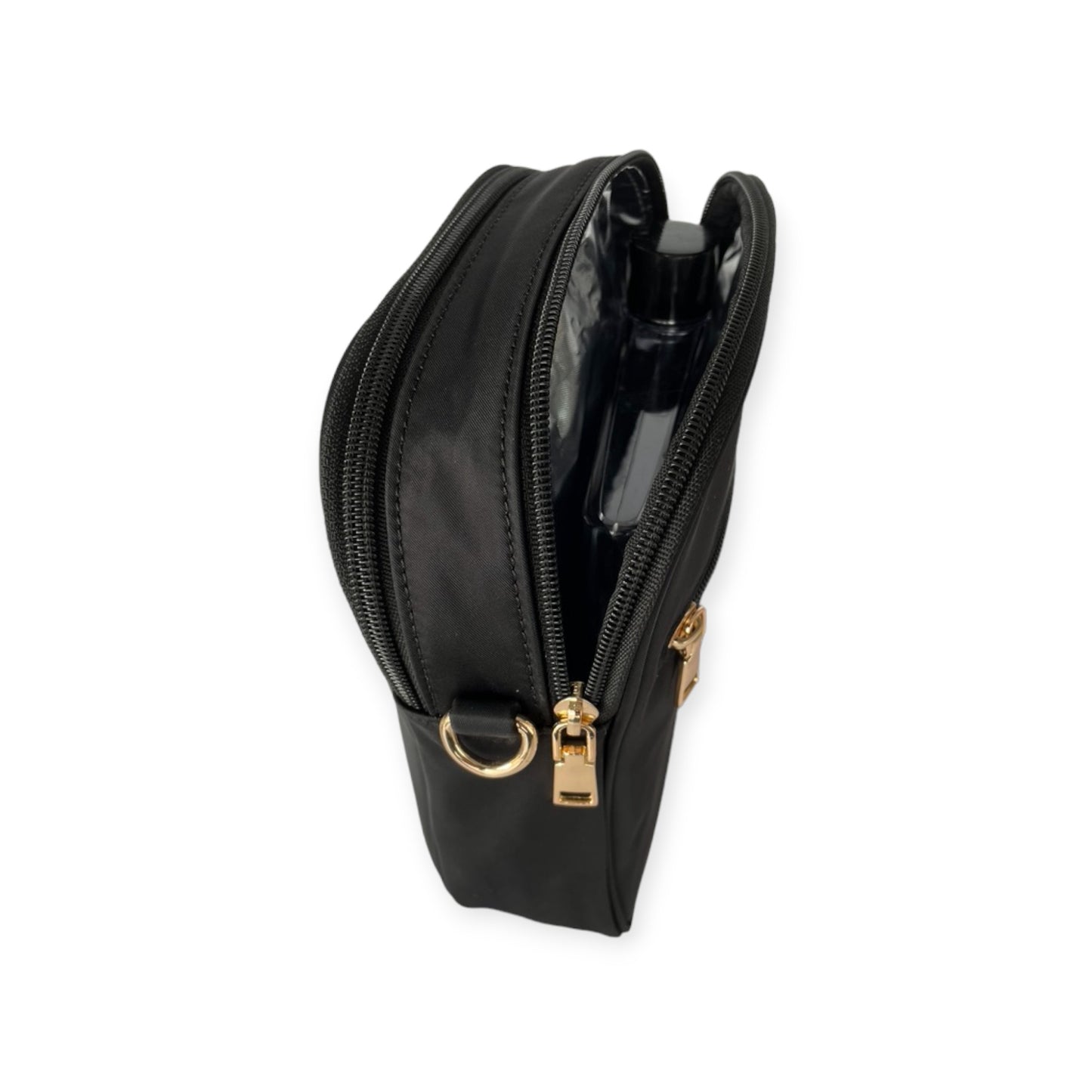 Black Crossbody Dog Walking Bag