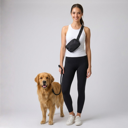 Black Sling Belt Bag