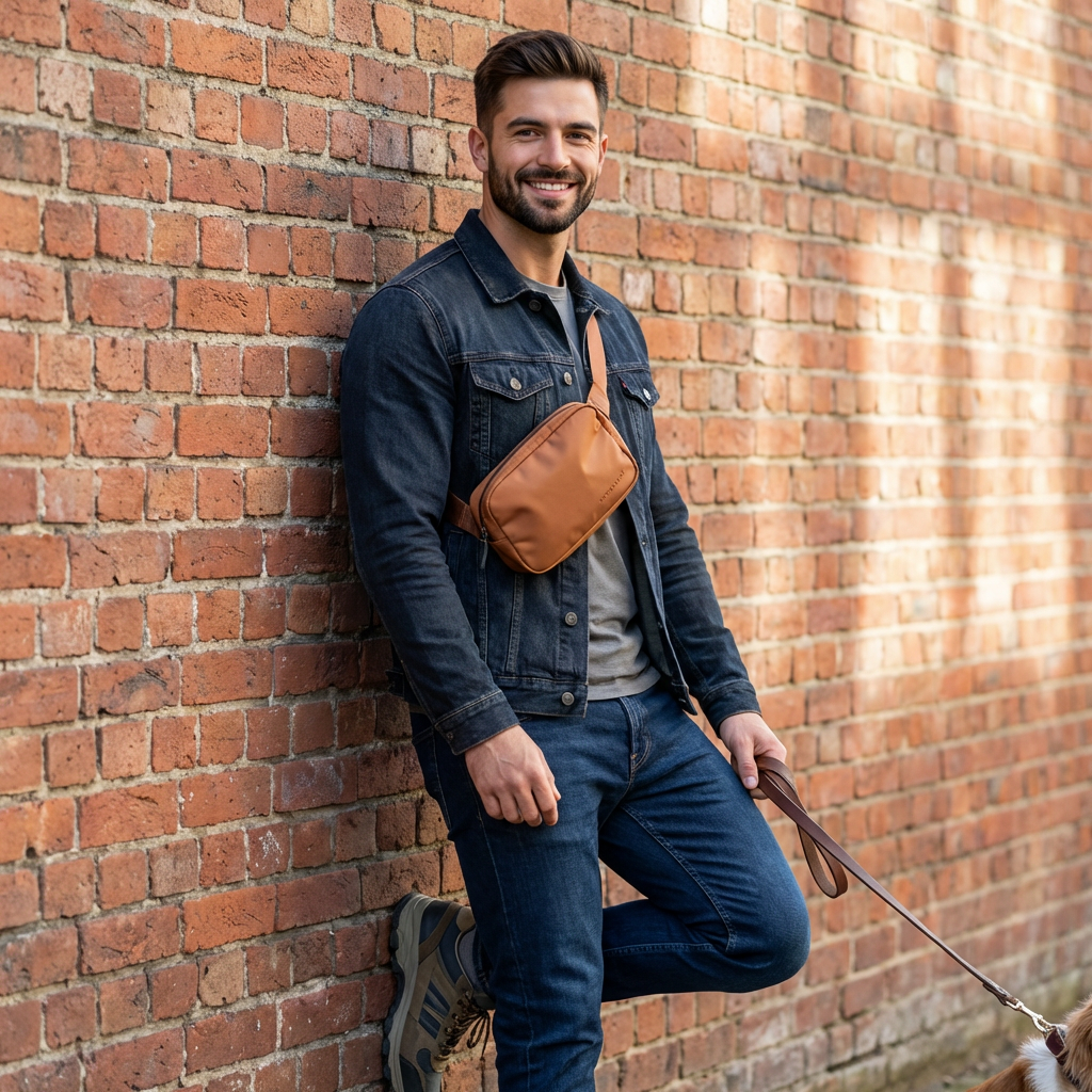 Copper Sling Belt Bag